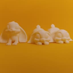 Easter Rabbit Phone Stand 3d model
