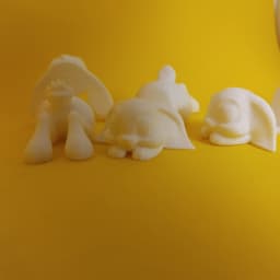 Easter Rabbit Phone Stand 3d model