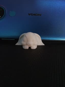 Easter Rabbit Phone Stand 3d model