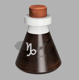 Stash Potion + Keychain (Capricorn) 3d model