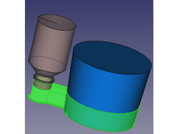 Self watering planter tray 3d model