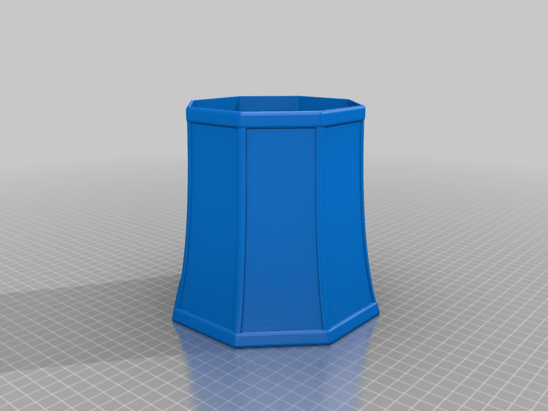 Pine cones table lamp 3d model