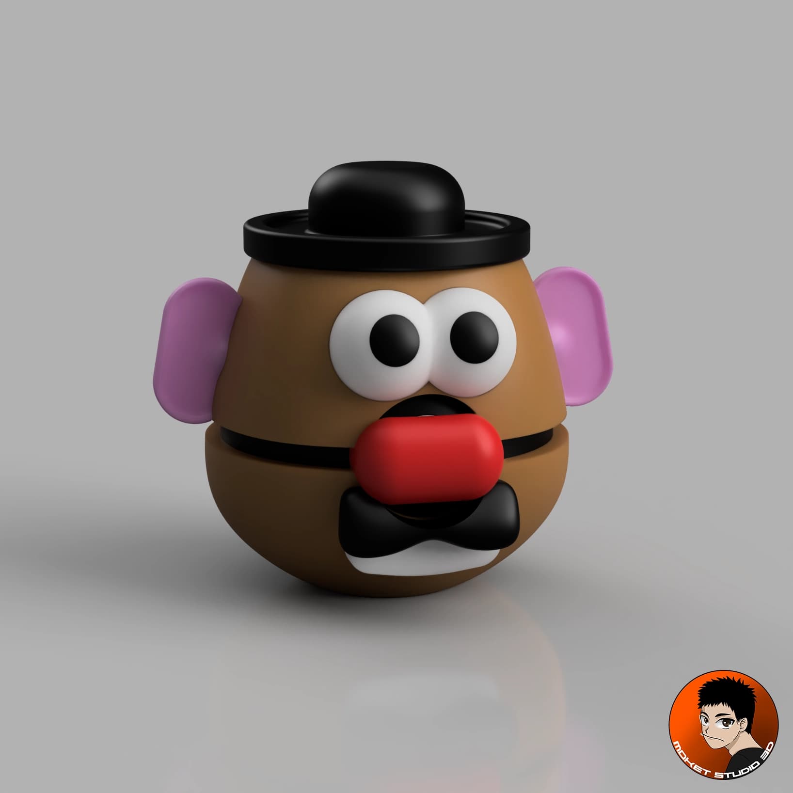 Mr. Potato Pokeball 3d model