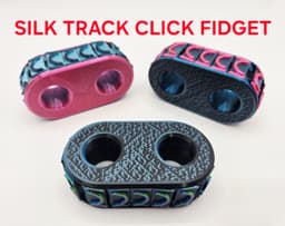 Silk Track Clicker Fidget 3d model