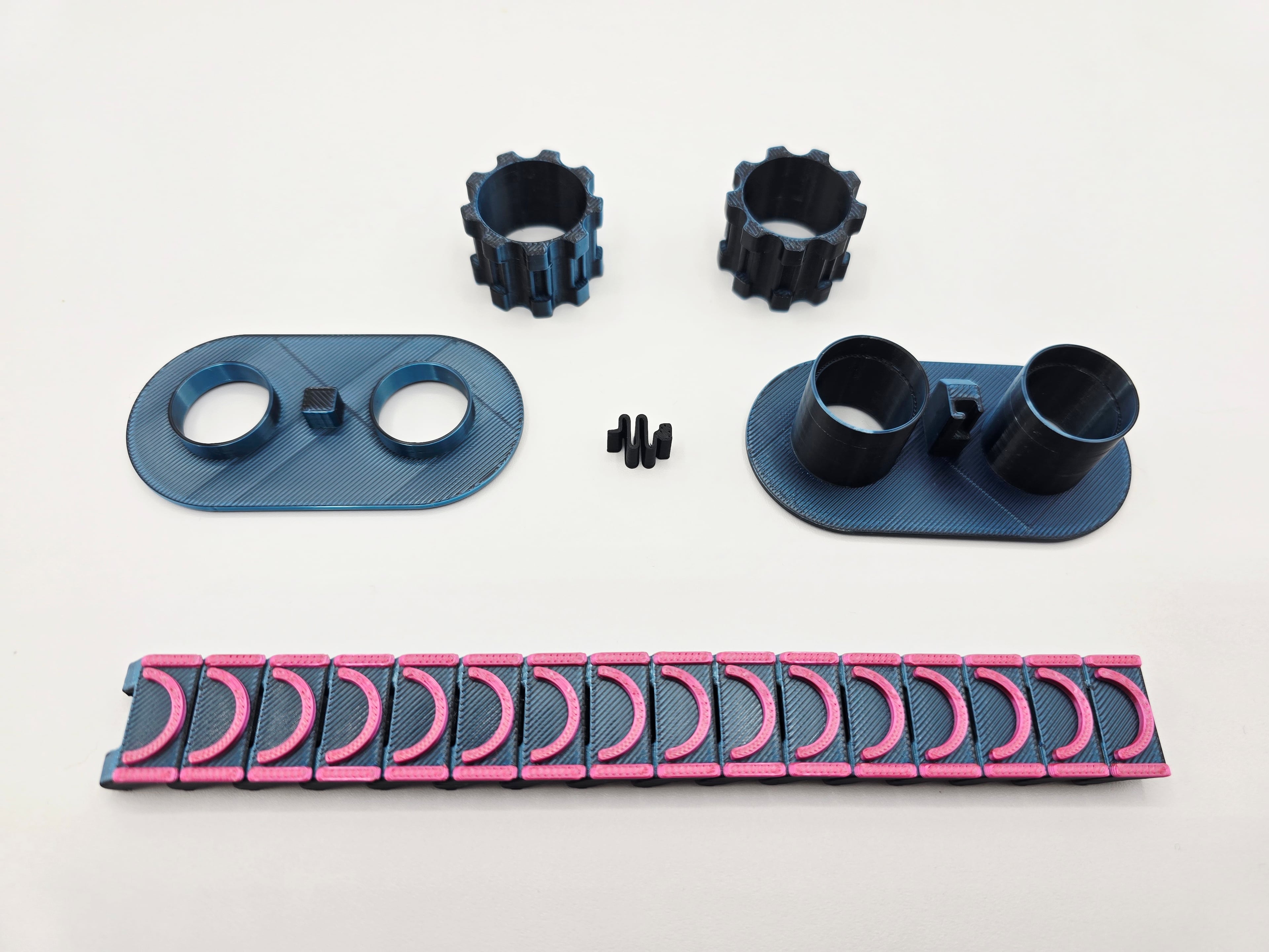 Silk Track Clicker Fidget 3d model