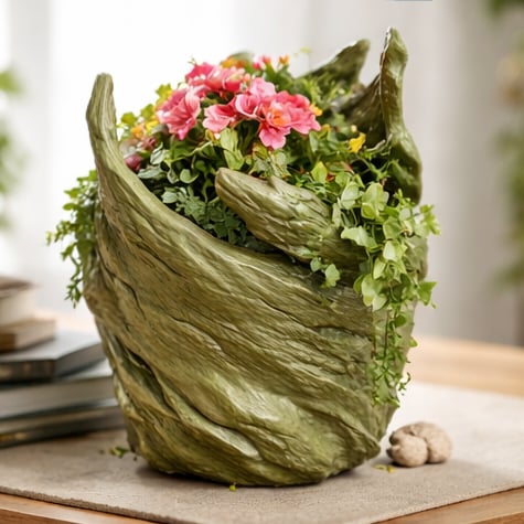 UNIQUE SCULPTURAL ORGANIC PLANTER 3d model