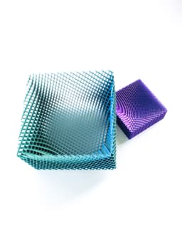 CORRUGA Square Bowl // Large 3d model