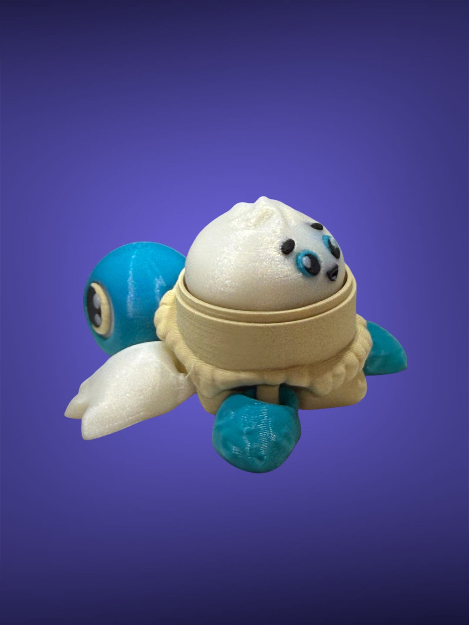 Steam Bun Clicky Turtle 3d model