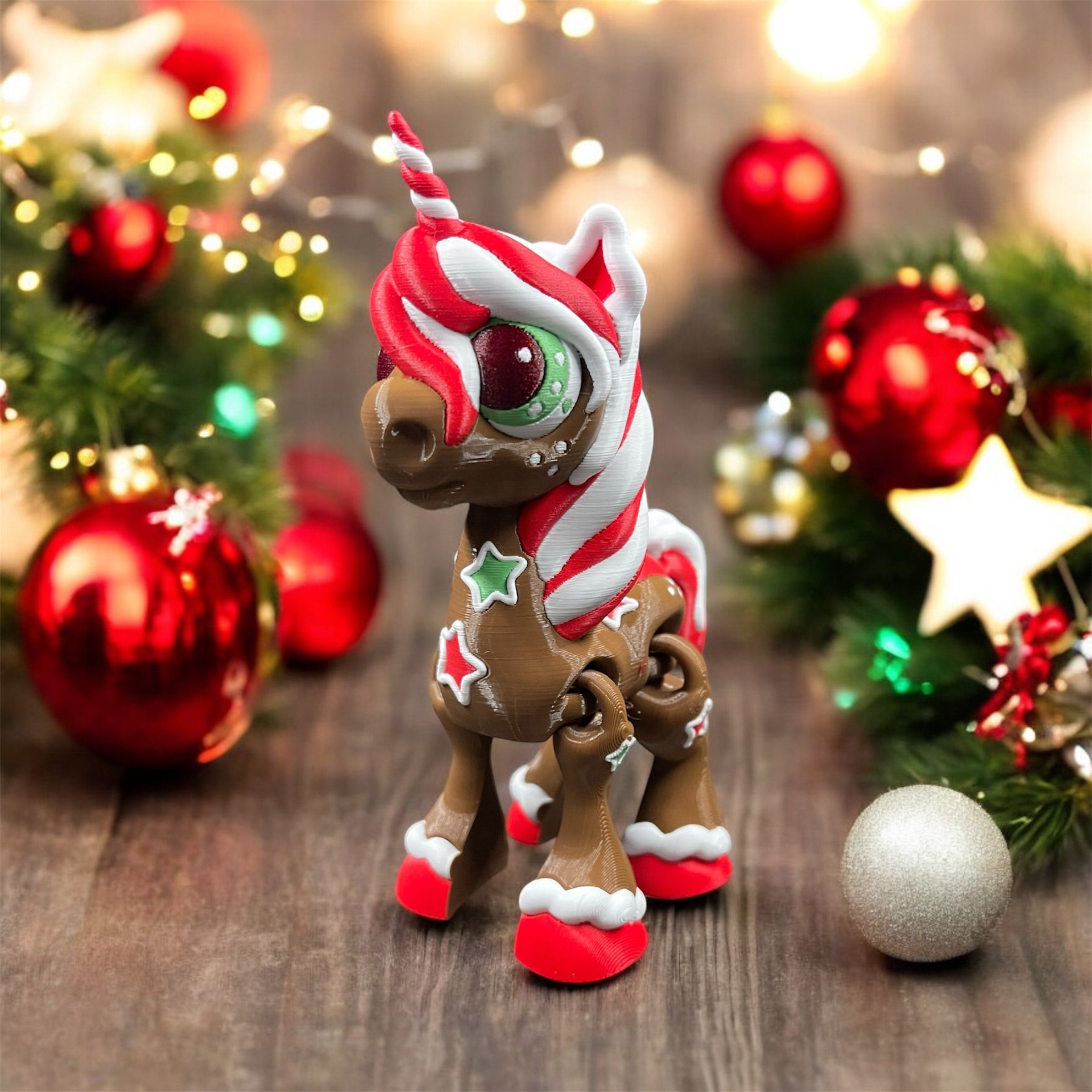 Christmas Gingerbread Cutie Unicorn 3d model
