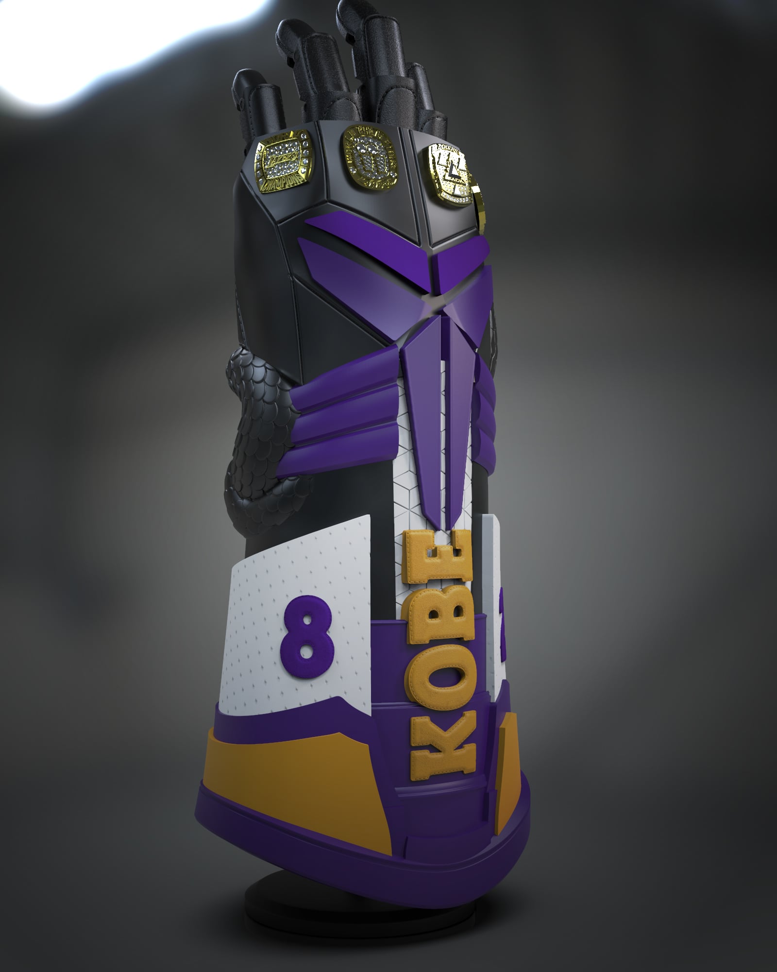 Kobe Gauntlet 3d model
