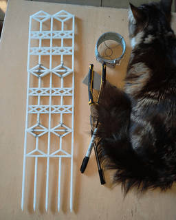 Tiling Trellis with FreeCAD Project Source 3d model