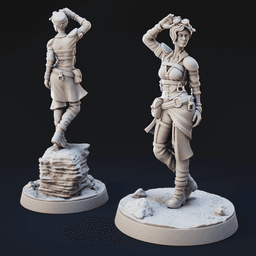 Darklands Explorer | Underdark Ranger For Tabletop Games 3d model