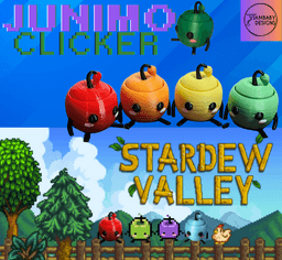 Junimo Clicker Fidget Keychain 3d model