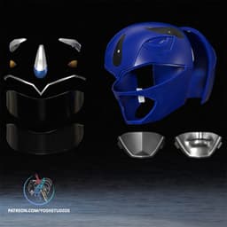 OG Blue Helmet 3D Printer STL File 3d model
