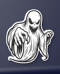 Spooky Ghost - LED Strip compatible 3d model