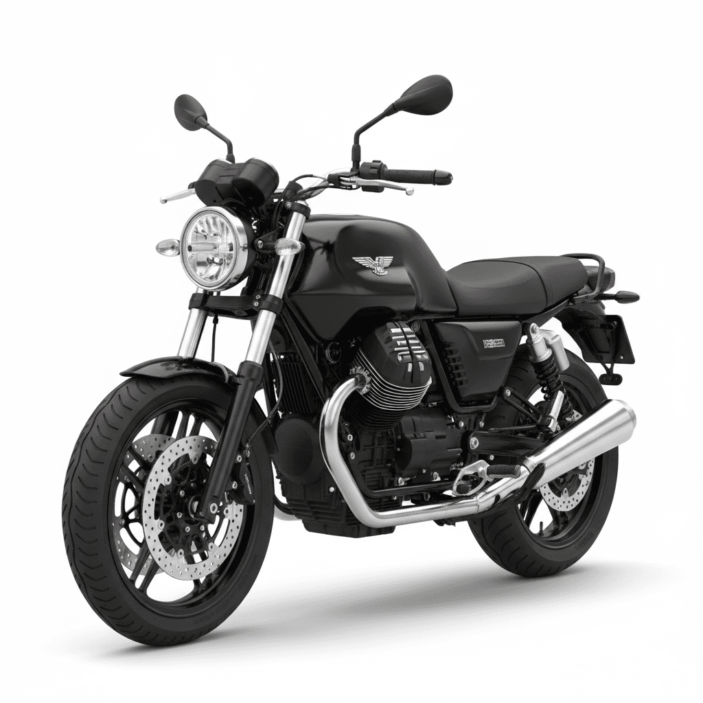 Moto Guzzi V7 Stone Retro Motorcycle 3d model