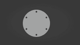 Steering wheel center cap 3d model