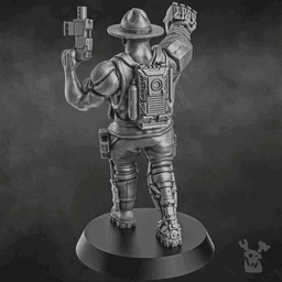 Jungle Fighters Commander 3d model