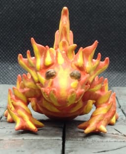 Fire Elemental Miniature 3d model