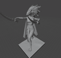 Mouse Rouge Warrior v2.0 3d model