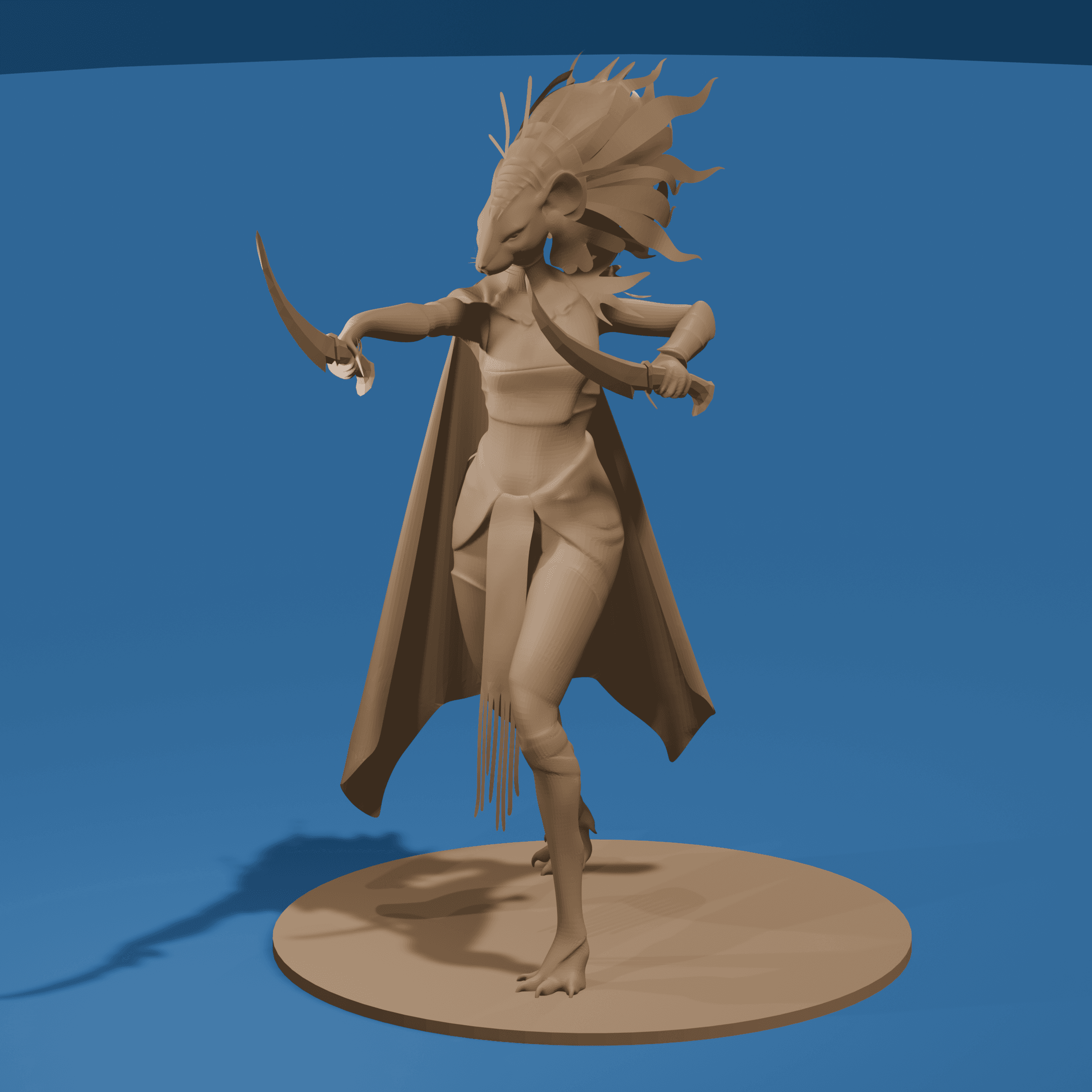 Mouse Rouge Warrior v2.0 3d model