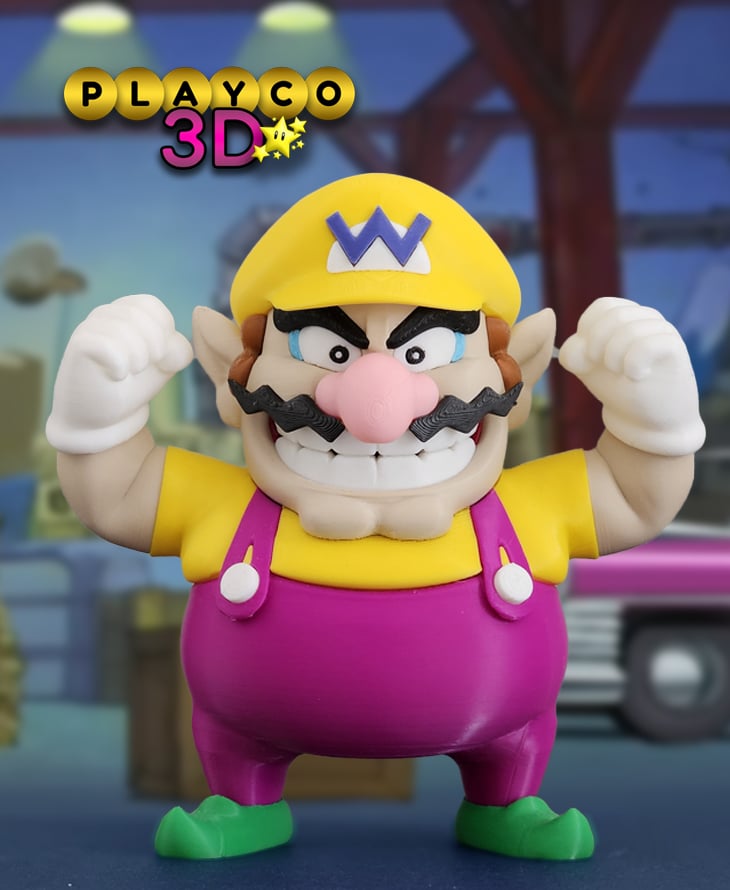 Wario 3d model
