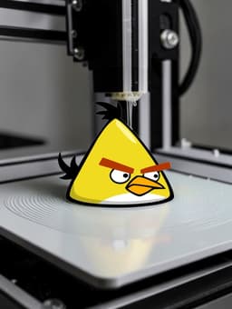 Chuck Angry Bird 3d model