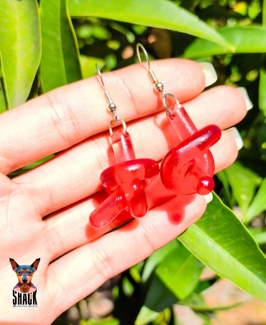 Knot-Earrings 3d model