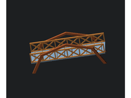 Model Bridge - Parametric (Customizable ) 3d model