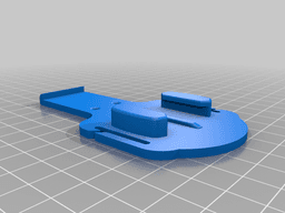 MOLLE GoPro Mount + Extra Support 3d model