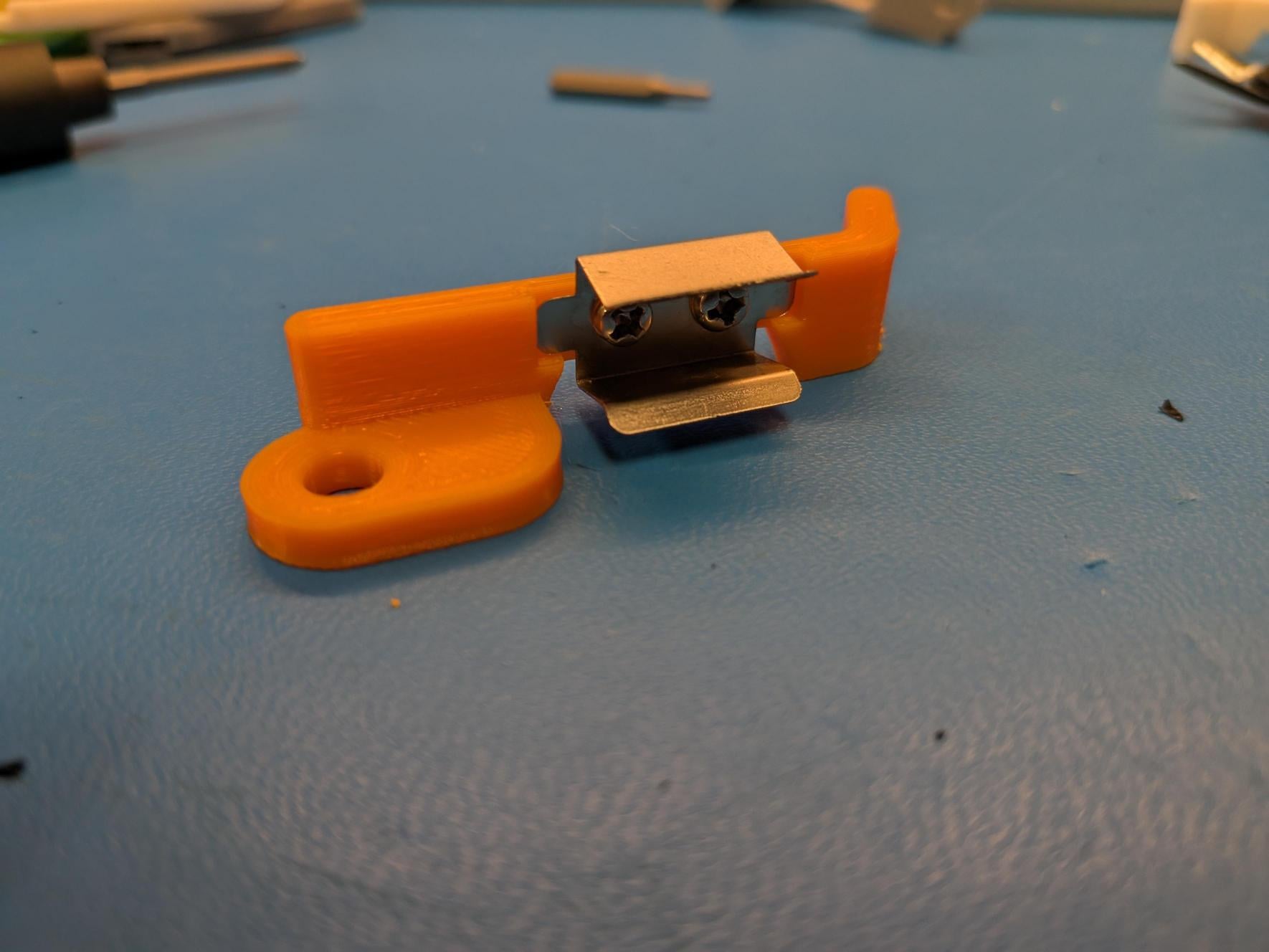 Snapmaker J1/J1S front bed latch 3d model