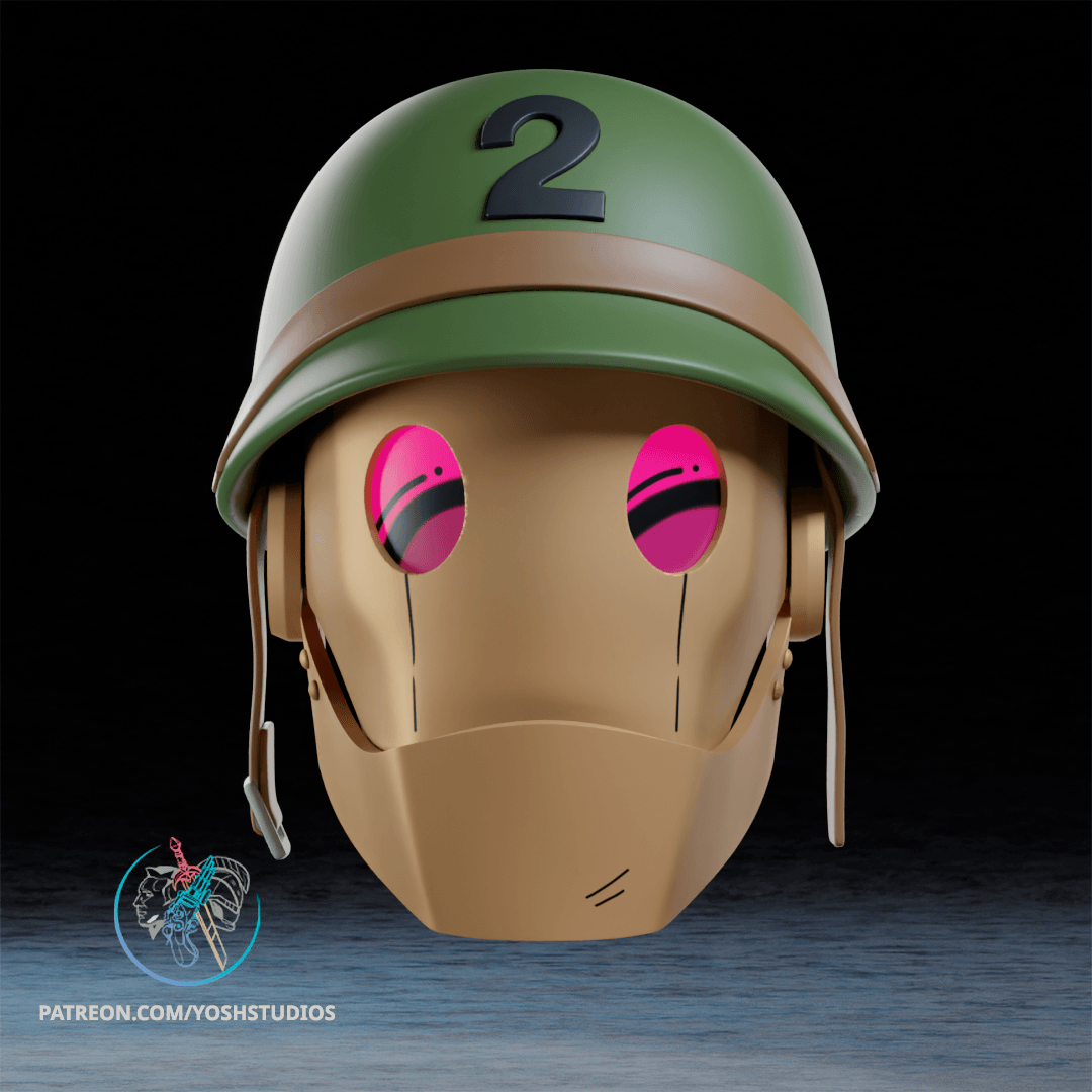 G.I. Robot Mask 3D Printer File STL 3d model