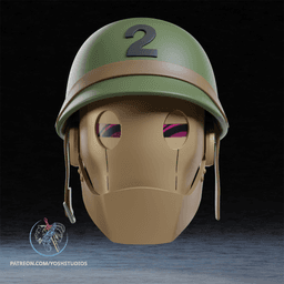 G.I. Robot Mask 3D Printer File STL 3d model