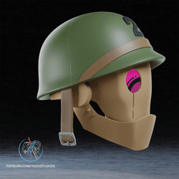 G.I. Robot Mask 3D Printer File STL 3d model