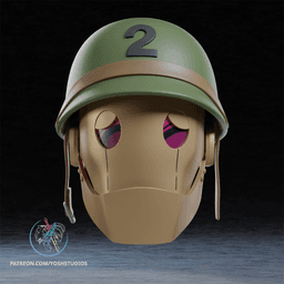 G.I. Robot Mask 3D Printer File STL 3d model