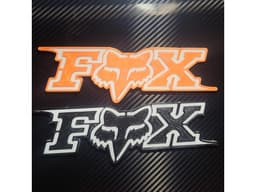 fox racing logo 3d model