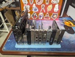 12x PCI-E Card Holder 3d model