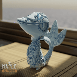 495. Snivy Basic & Ornamental - Pocket Monsters 3d model
