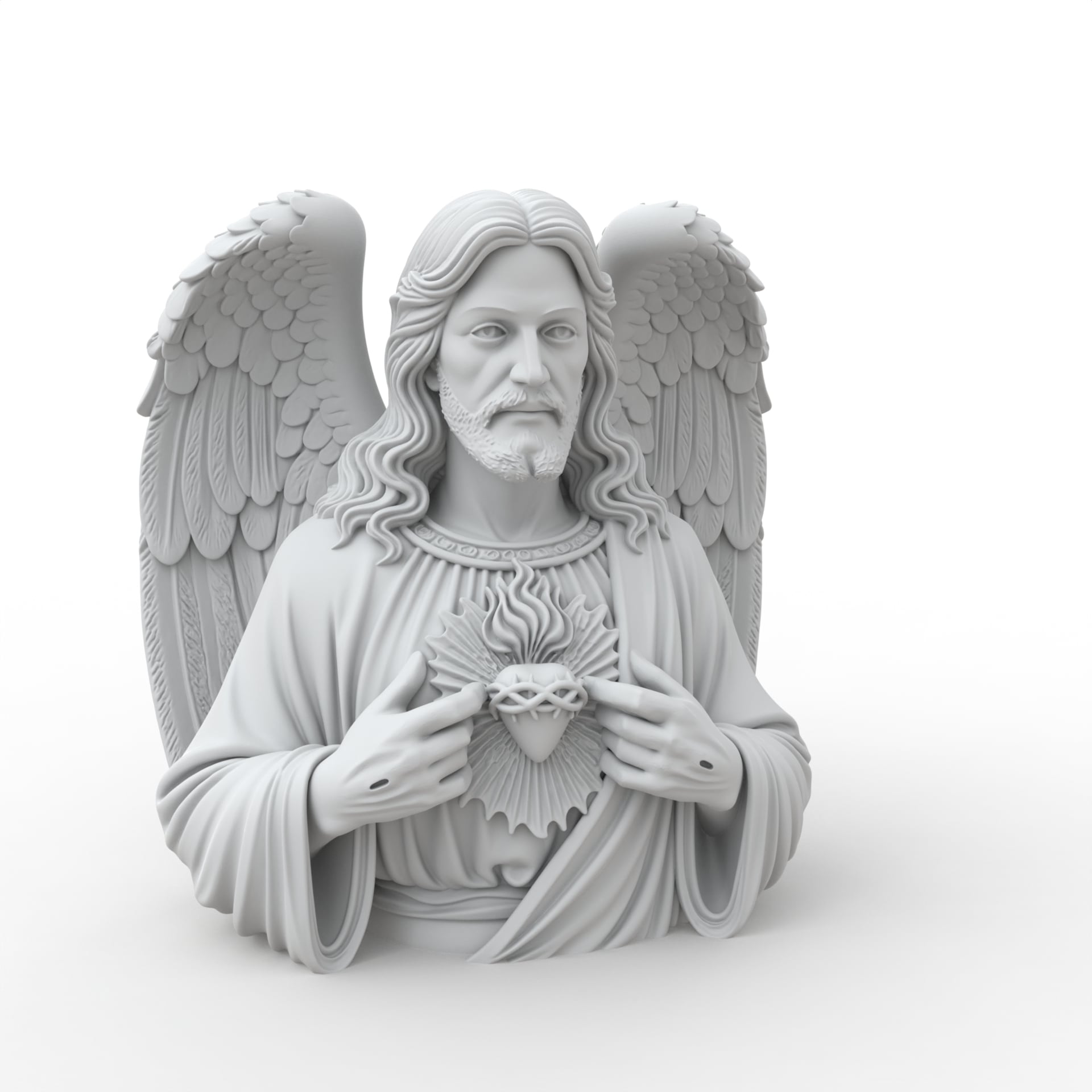 Jesus Bust 3d model
