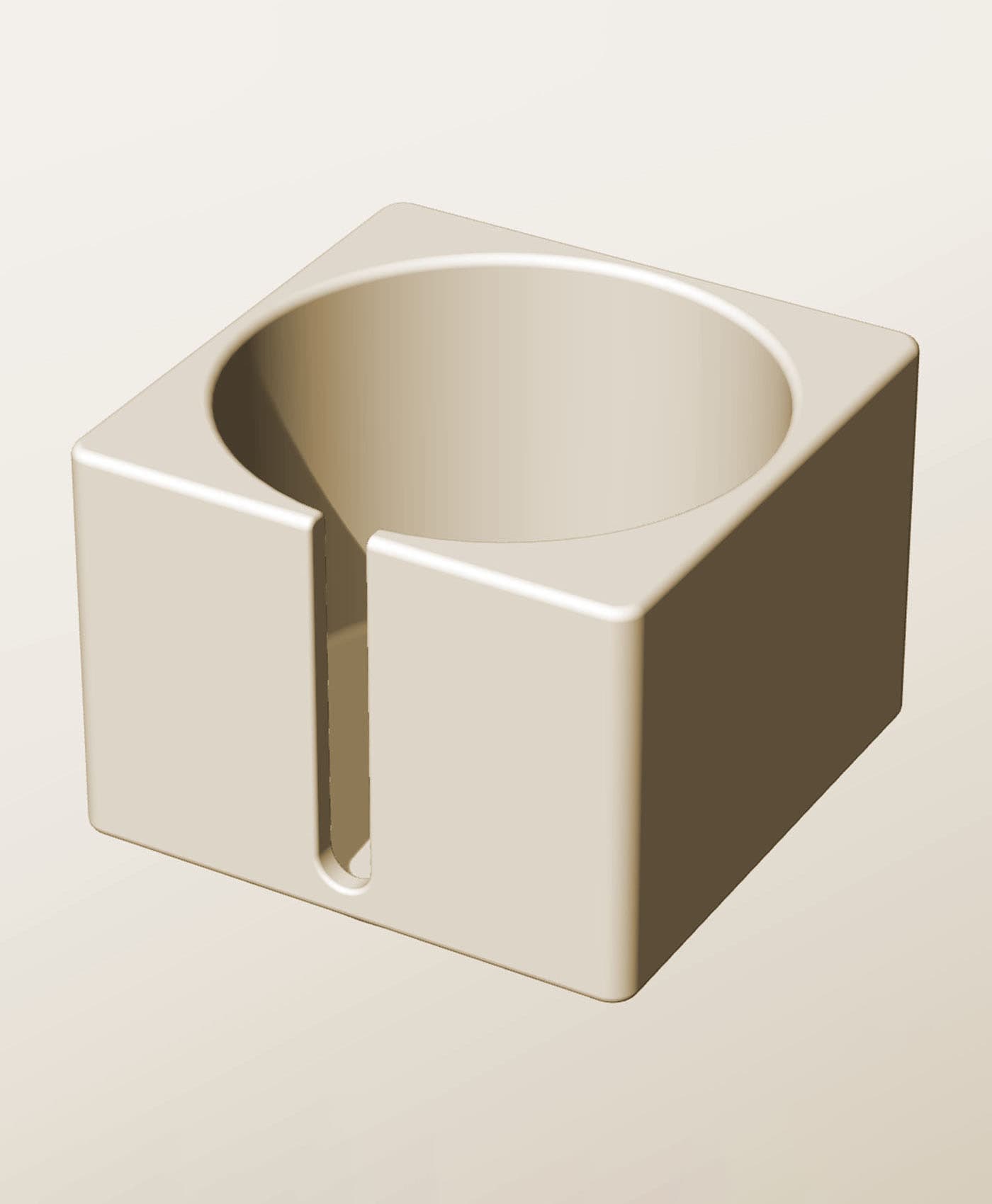 CS96-75-S Stackable slotted component box for creative makers 3d model