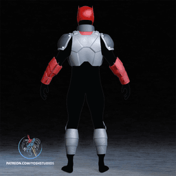 Red Hood Comic Armor 3D Printer STL File 3d model