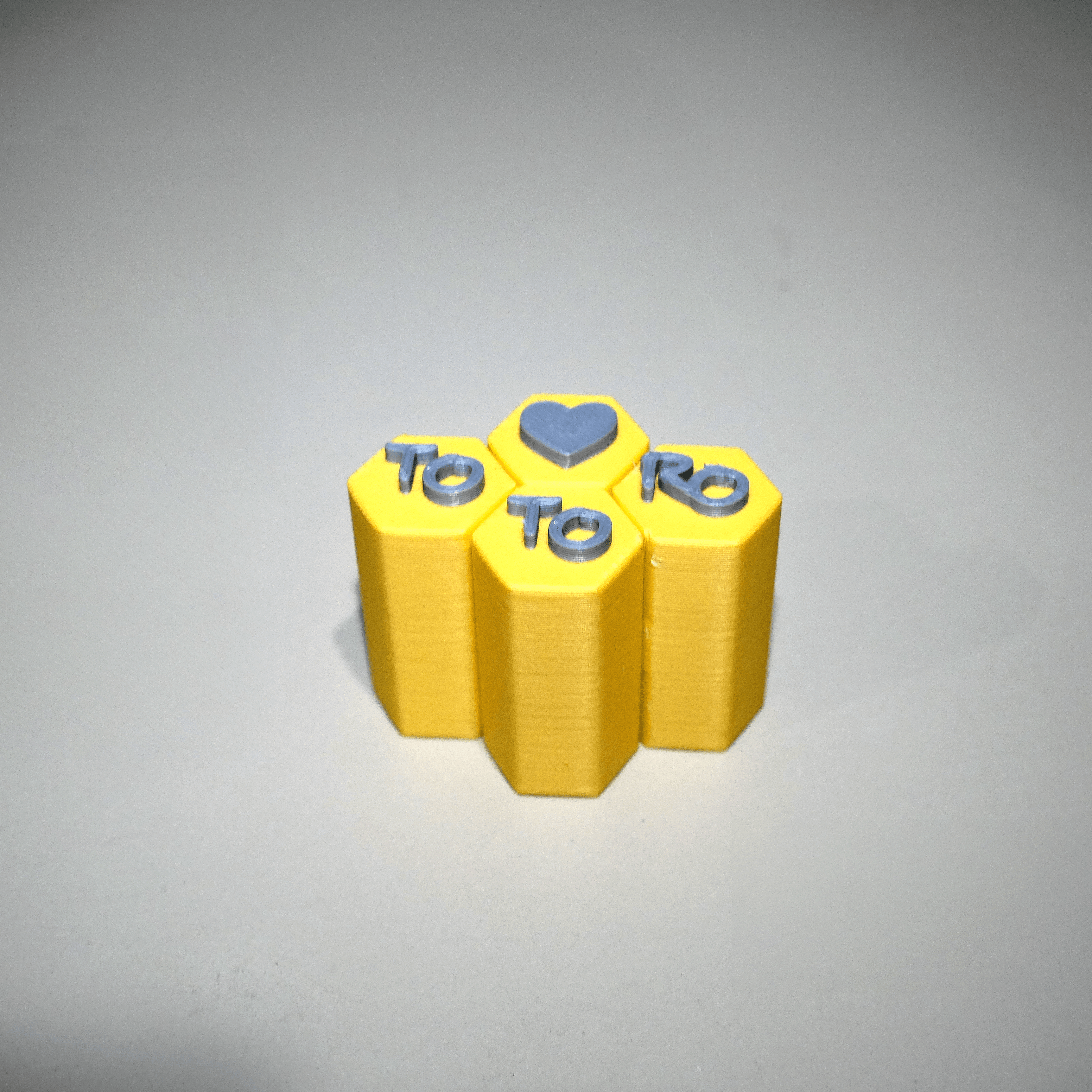 Totoro Hexafidget fidget toy 3d model