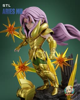 Saint Seiya Mu Chibi - Premium Collectible 3d model