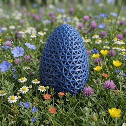 Lattice Easter Eggs 3d model