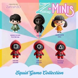 Z-Minis Squid Game Collection 3d model