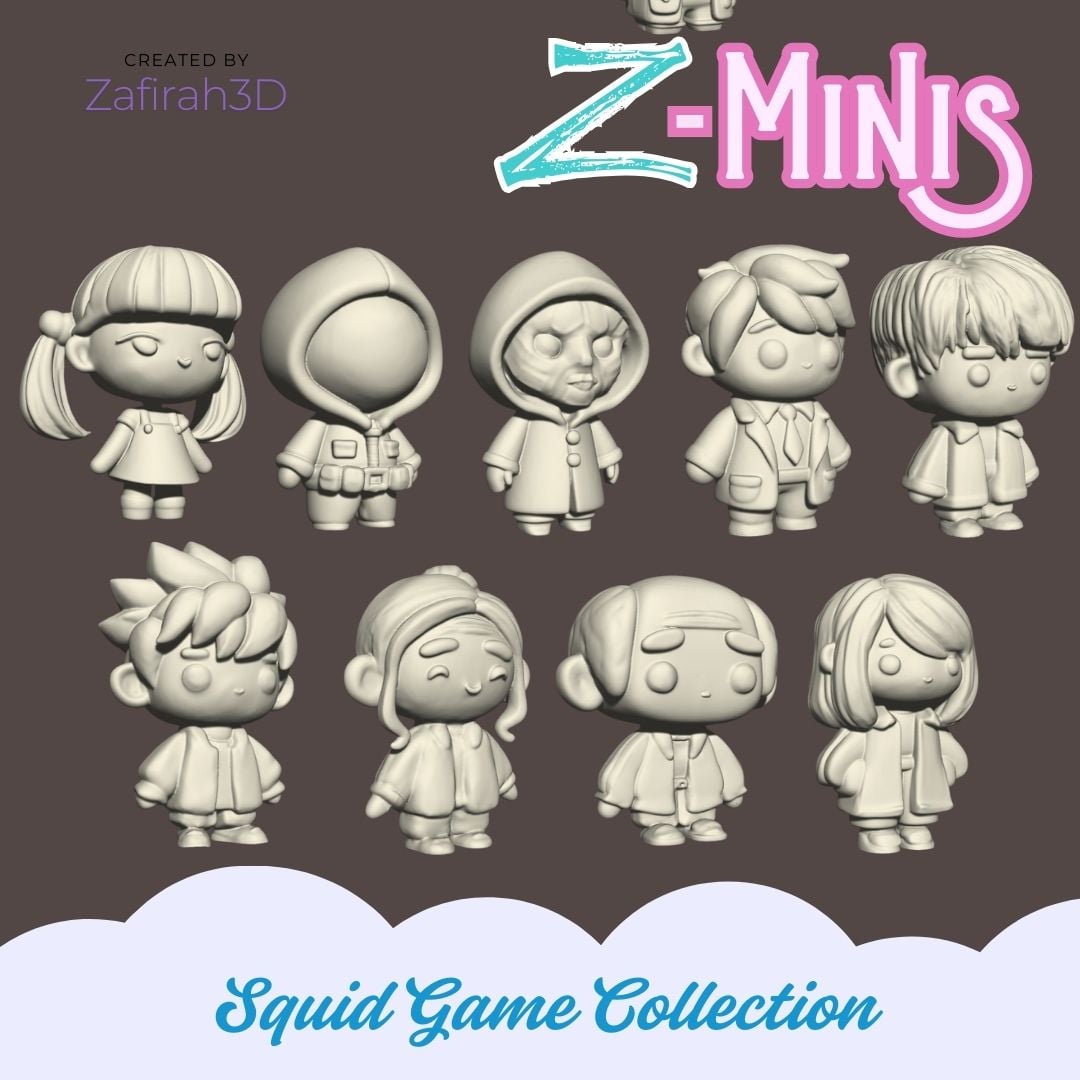 Z-Minis Squid Game Collection 3d model
