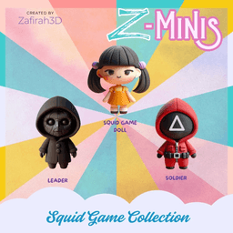 Z-Minis Squid Game Collection 3d model