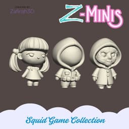 Z-Minis Squid Game Collection 3d model