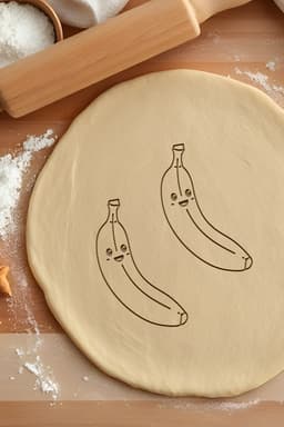 Banana Cookie Cutter, Biscuit Cutter 3d model