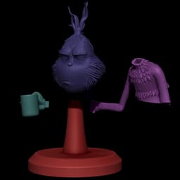 The Grinch's Morning Coffee Bust 3d model